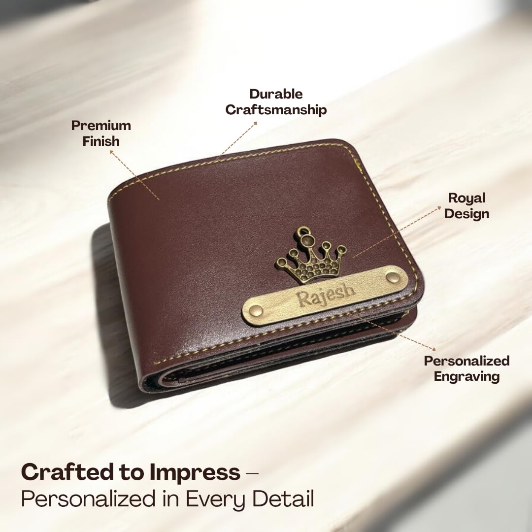 Custom Wallet With Photo  - Premium Faux Leather