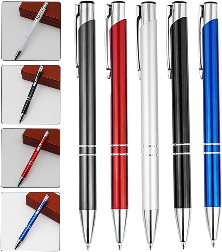 Premium Metal Ballpoint Pens –  Retractable, Quick-Dry Ink, Elegant Gift Pens