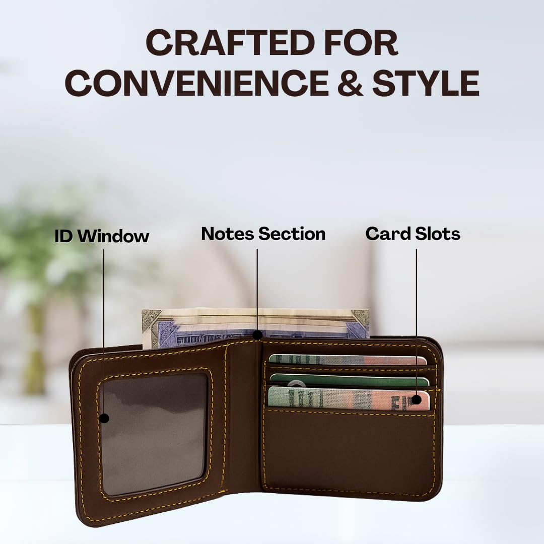 Custom Wallet With Photo  - Premium Faux Leather